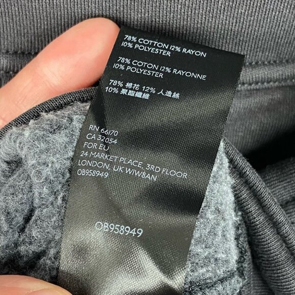 NWT Free People‎ Dreamers Charcoal Jacket Sweatshirt Size Small New With Tags S - Picture 12 of 15